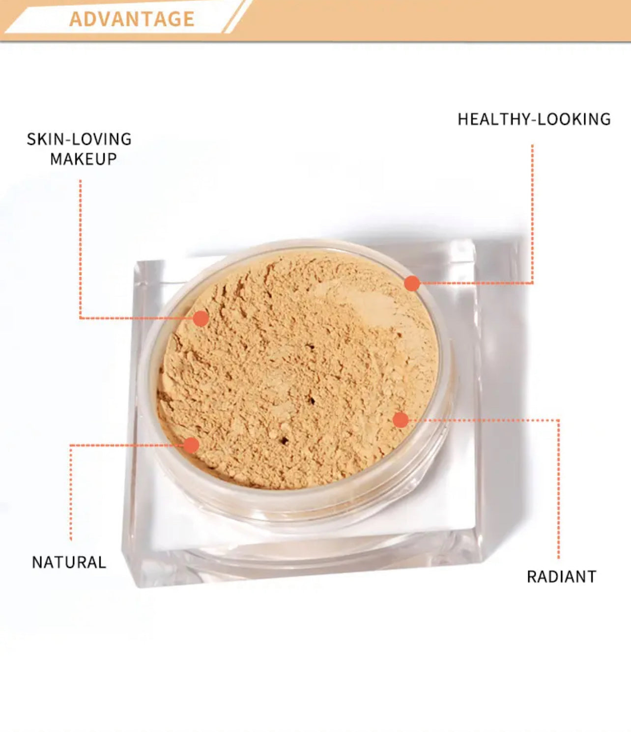 Long Lasting Waterproof Translucent Loose powder