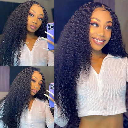 Brazilian Deep Wave U-Part Wig for Natural Hair