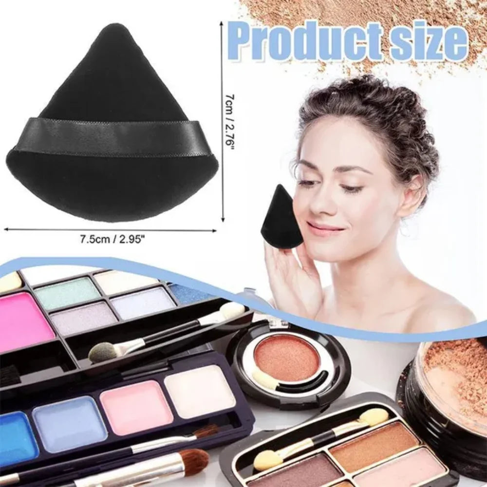 TRIANGLE POWDER PUFF, MAKE-UP PUFF SOFT SPONGE