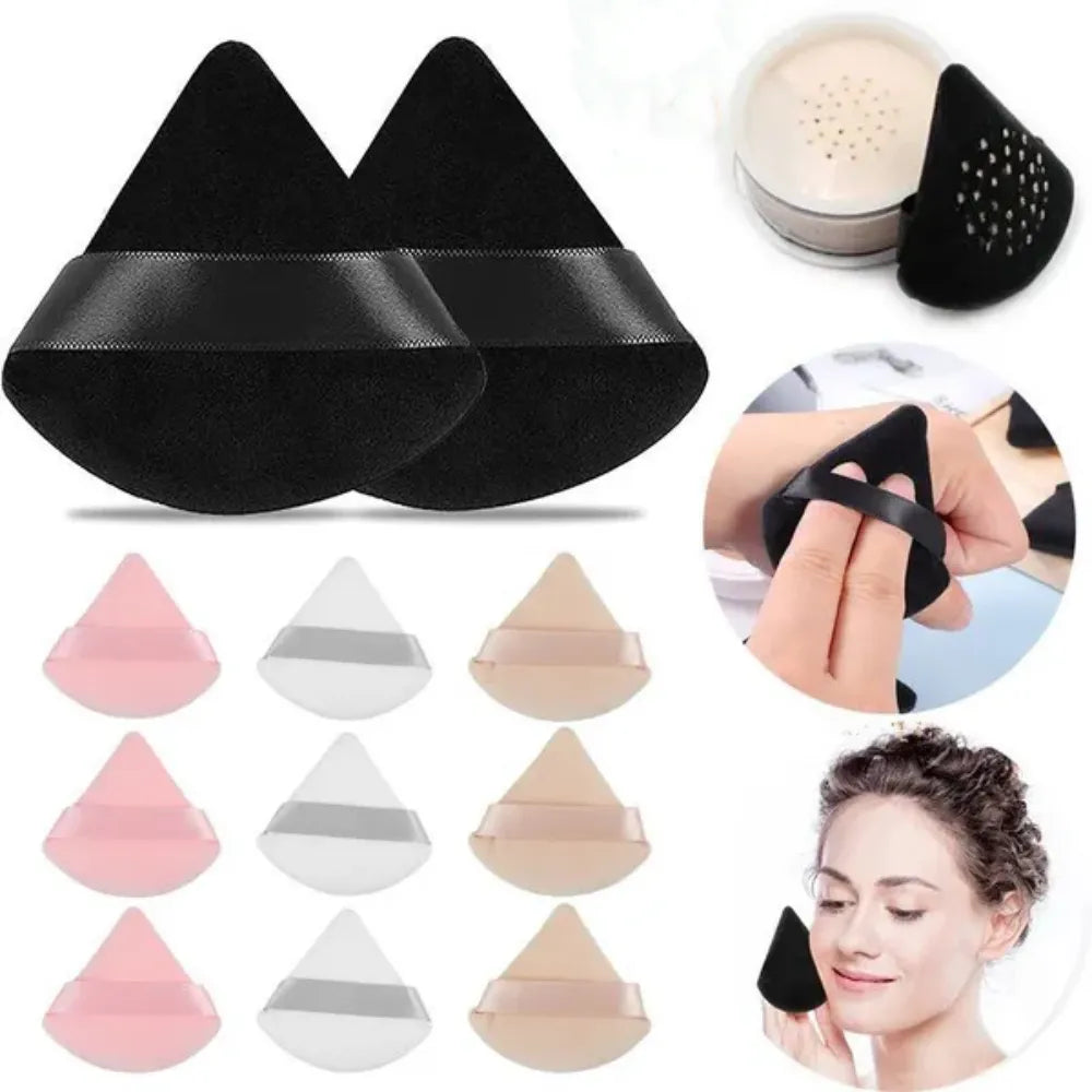 TRIANGLE POWDER PUFF, MAKE-UP PUFF SOFT SPONGE