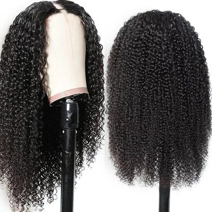 Brazilian Deep Wave U-Part Wig for Natural Hair